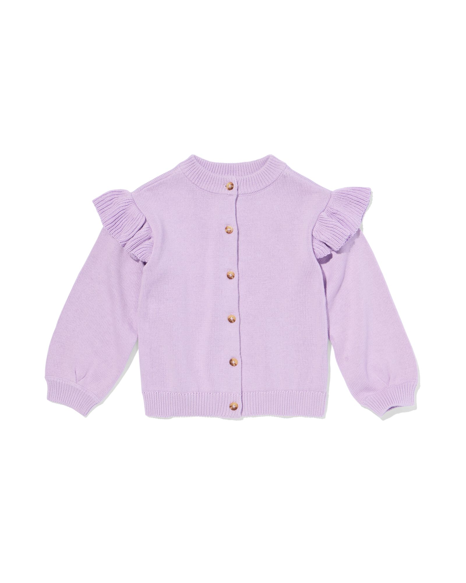 cardigan enfant grosse maille  lilas lilas - 30838006LILAC - HEMA