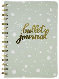 Bullet-Journal, DIN A5, grün - 14590240 - HEMA