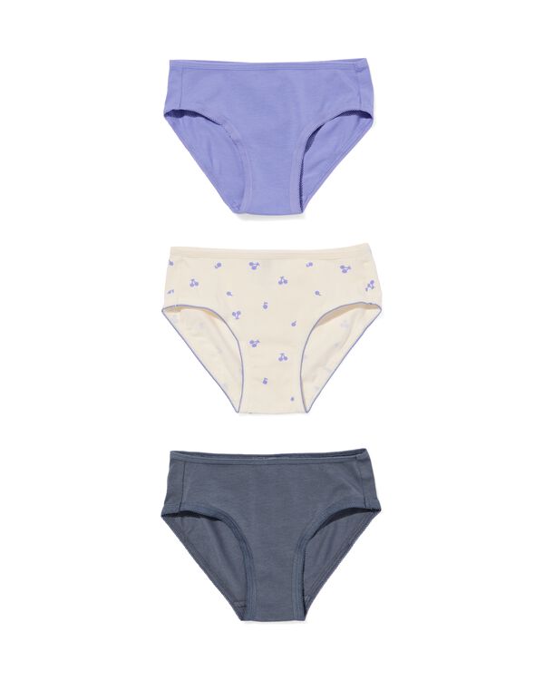 kinderslips kersen - 3 stuks paars paars - 19320670PURPLE - HEMA