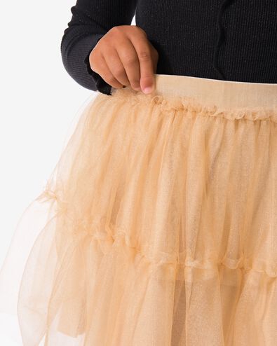 kinderrok tule glitter ecru - 30830019ECRU - HEMA