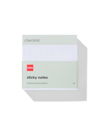 Haftnotiz-Block mit Aufdruck, 7.5 x 7.5 cm, 400 Blatt - 14170190 - HEMA