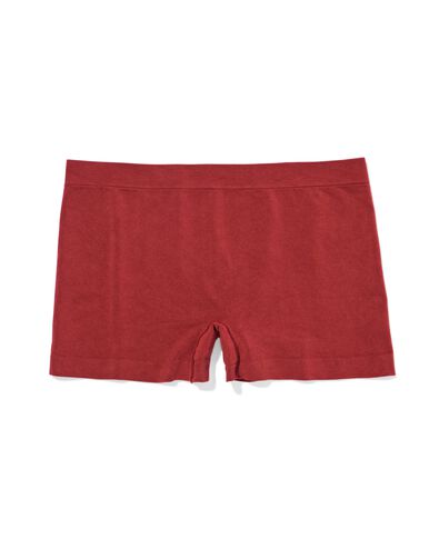 damesboxer naadloos micro donkerrood - 19601614DARKRED - HEMA