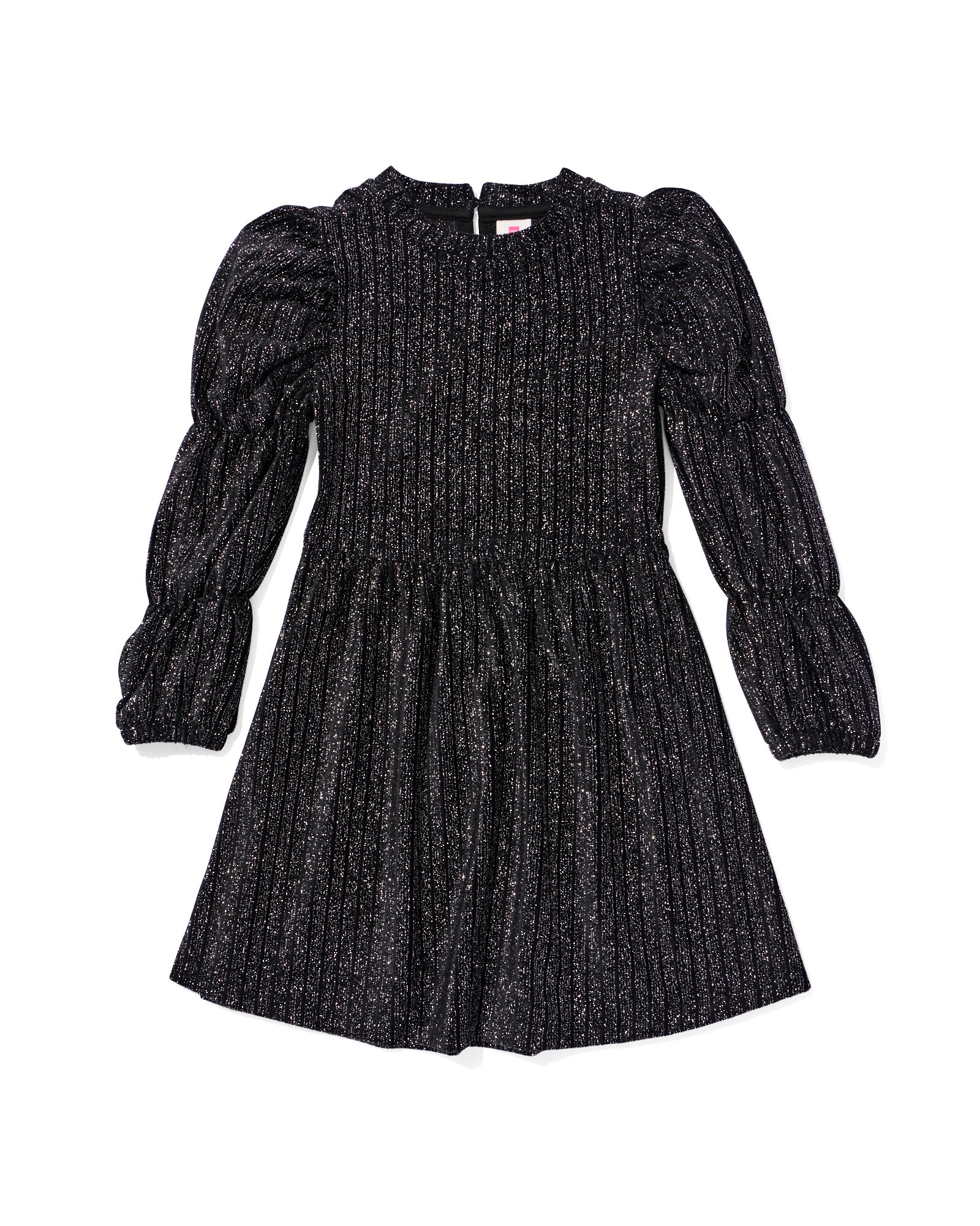robe velours enfant noir - 30832200BLACK - HEMA