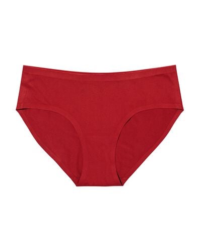 Second-Skin-Damenhipster aus Mikrofaser dunkelrot - 19641333DARKRED - HEMA