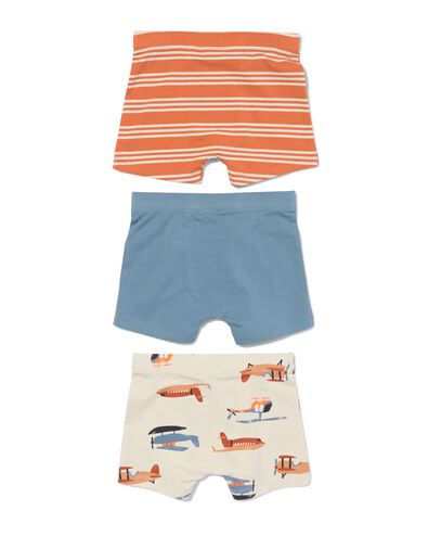 Kinder-Boxershorts Stretch-Baumwolle &ndash; 3 St&uuml;ck eierschalenfarben - 19200160OFFWHITE - HEMA