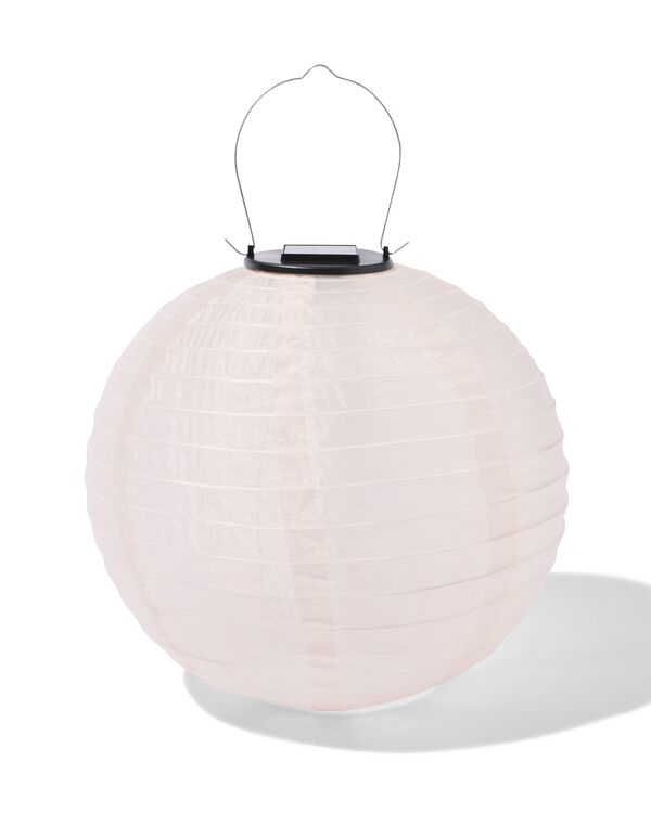 lanterne solaire 28 cm blanc - 41800255 - HEMA