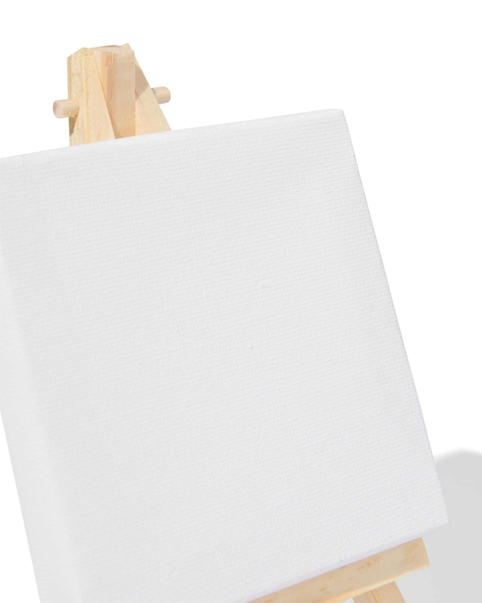 mini chevalet avec toile et pinceau 10x10 cm - 60702808 - HEMA