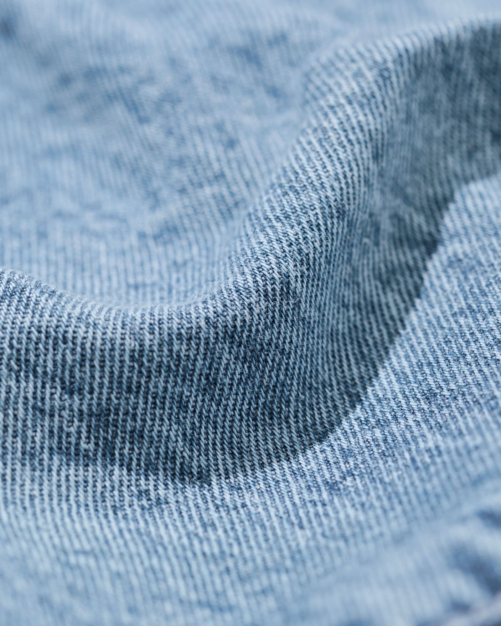 Kinderkleid in A-Linie, gebl&uuml;mt blau blau - 30844600BLUE - HEMA