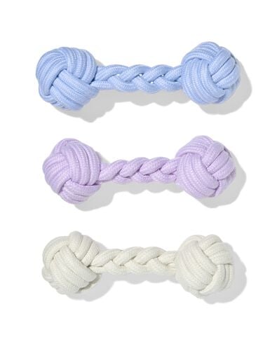 hondenspeeltje 17cm touw met knopen  - 61100340 - HEMA