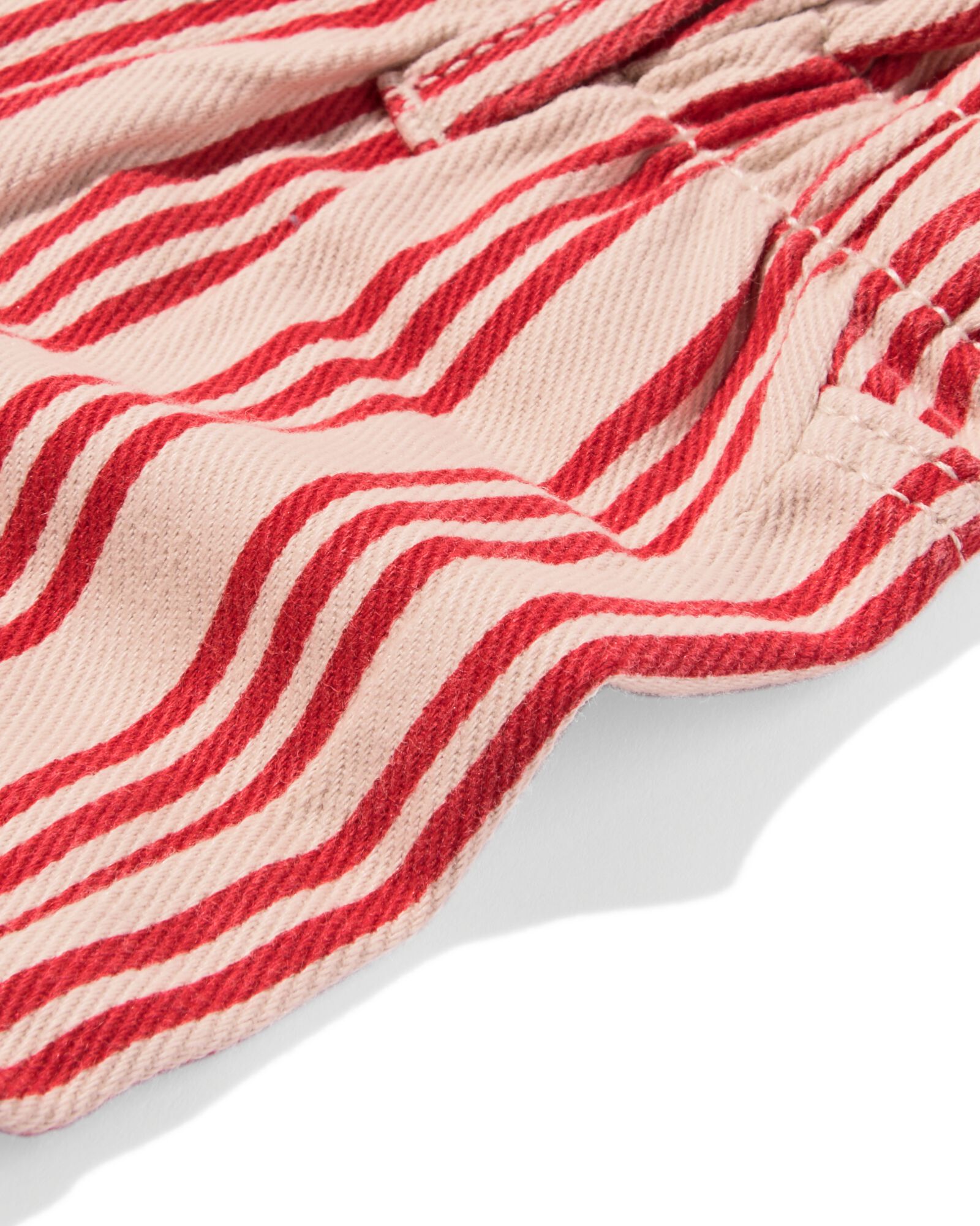 baby korte broek strepen rood - 33008070RED - HEMA