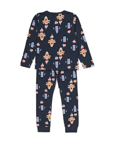 Kinderpyjama Rakete  dunkelblau dunkelblau - 23000850DARKBLUE - HEMA