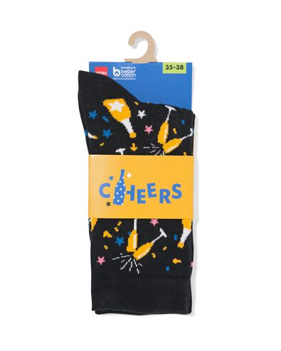 chaussettes avec coton cheers - 4103412 - HEMA