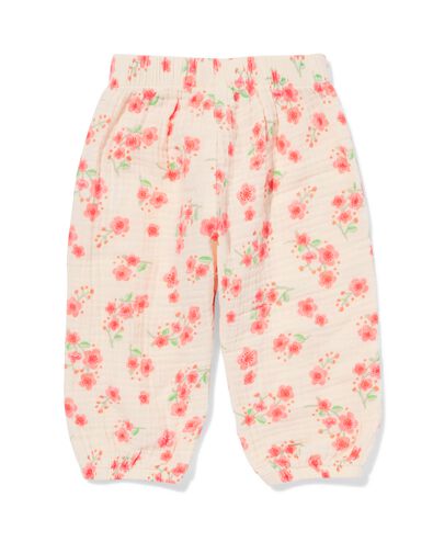Newborn-Hose aus Musselin mit Blumen - 33419721 - HEMA