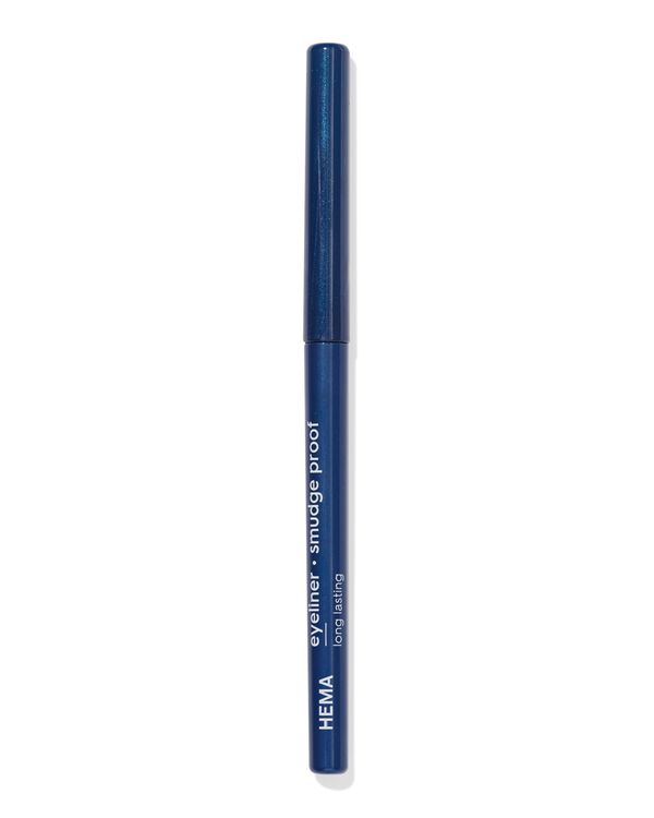 perfect eyeliner waterproof metallic donkerblauw - 11210248 - HEMA