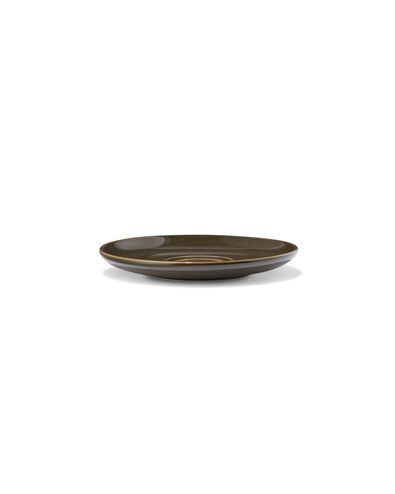 Untertasse &Oslash; 14,1 cm, Puur, Steingut, dunkelbraun - 80660327 - HEMA