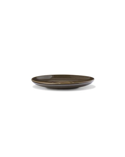 soucoupe &Oslash;14,1cm Puur fa&iuml;ence marron fonc&eacute; - 80660327 - HEMA
