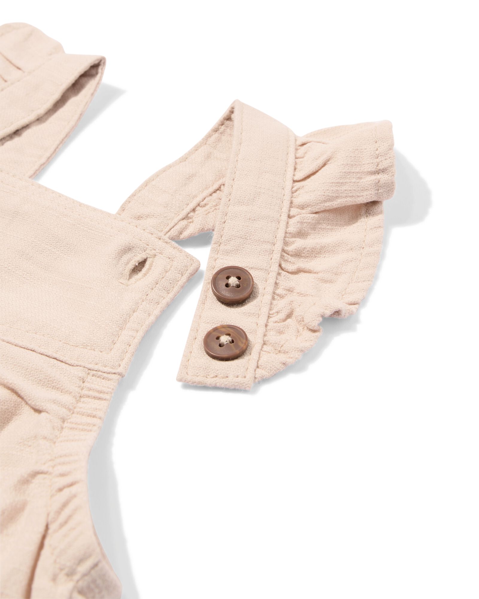 salopette &eacute;volutive b&eacute;b&eacute; citrons &eacute;cru - 33007470ECRU - HEMA