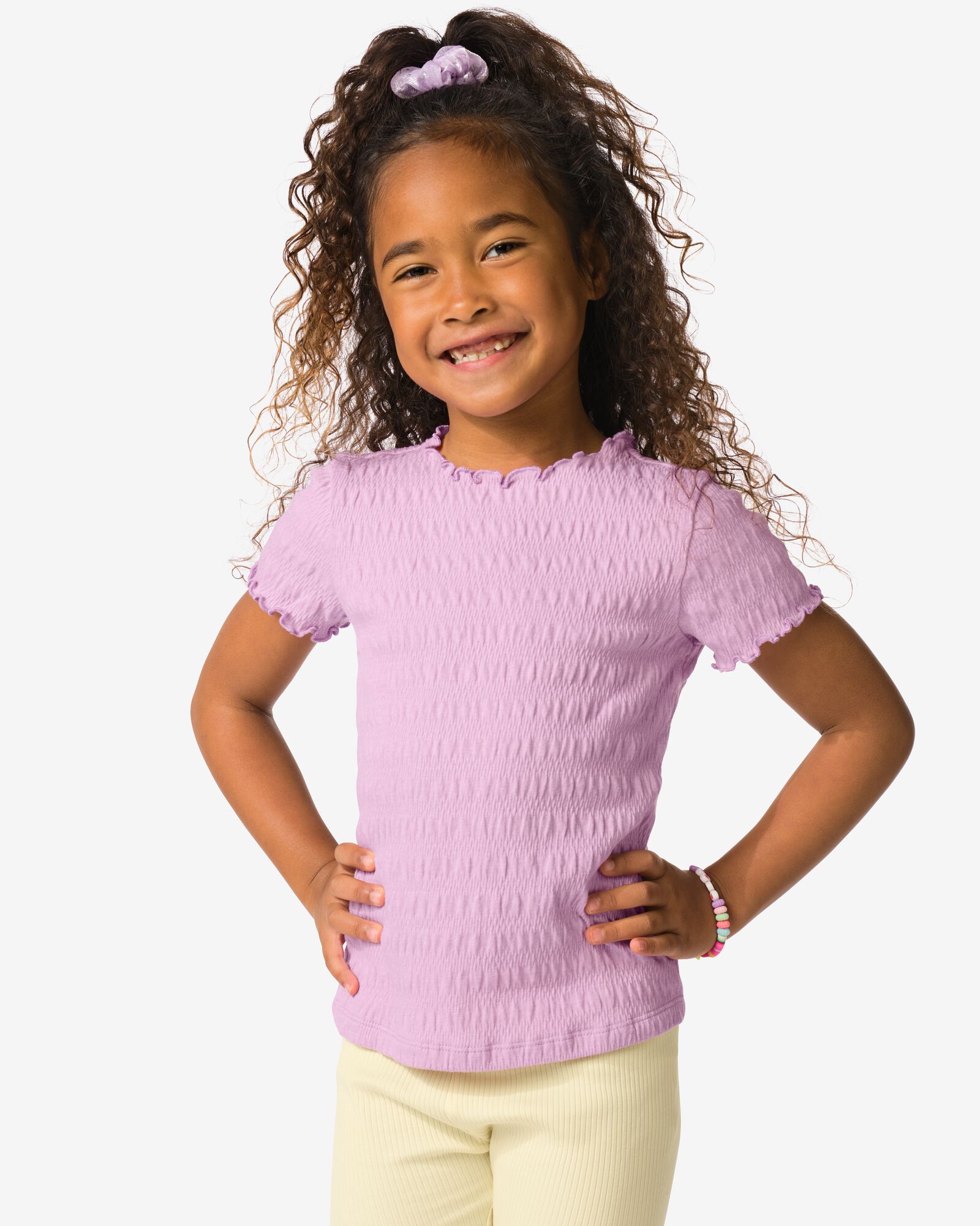 t-shirt enfant jersey violet violet - 30846606PURPLE - HEMA