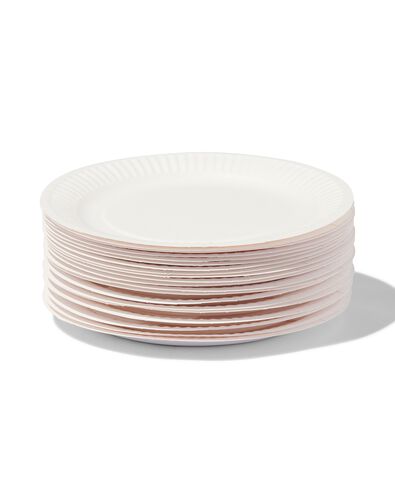 20&nbsp;assiettes en carton &Oslash;17.5 cm - 14200487 - HEMA