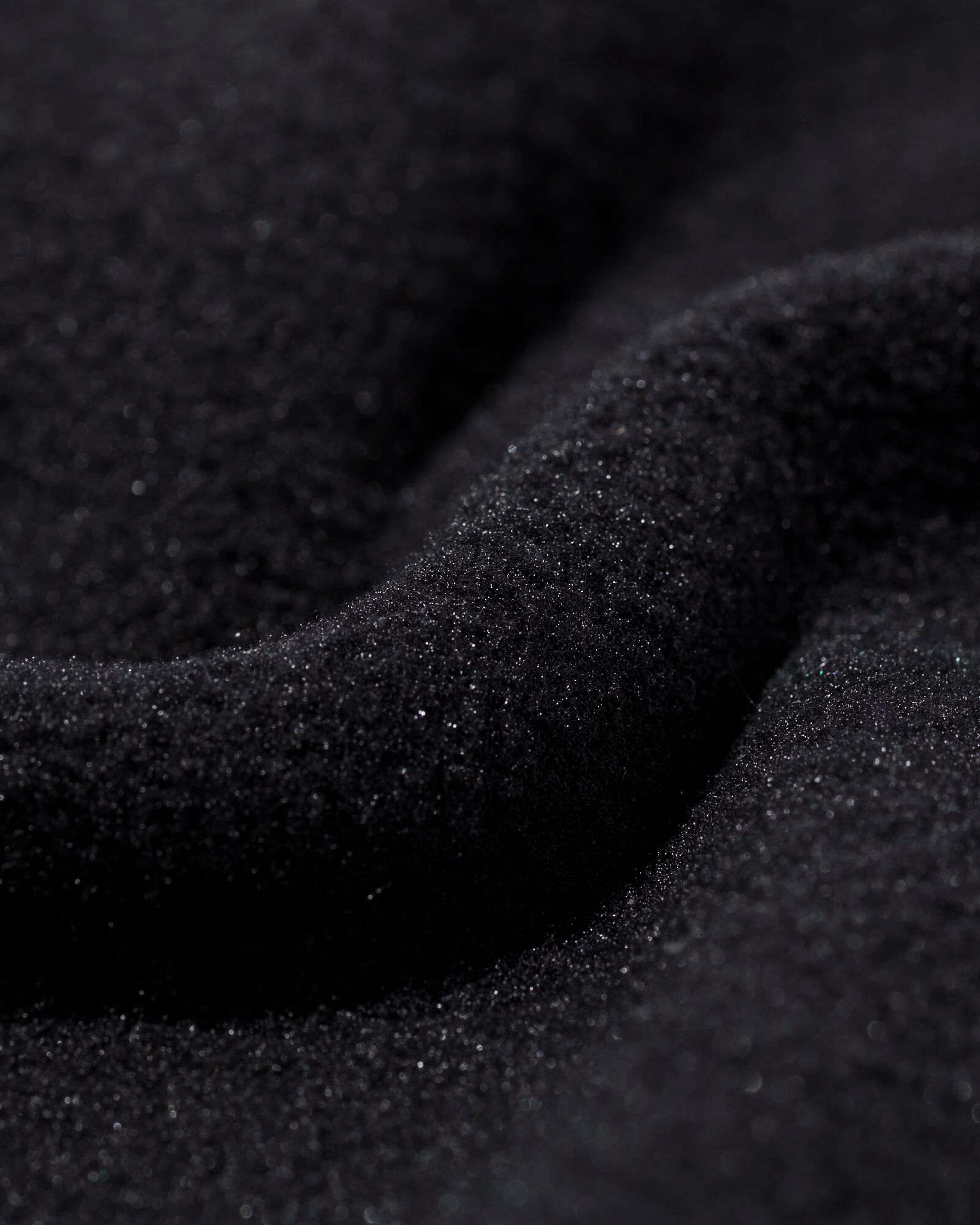 kinder skipully fleece zwart zwart - 30670139BLACK - HEMA