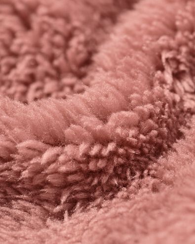 dames loungetop teddy middenbruin middenbruin - 23408060MIDBROWN - HEMA