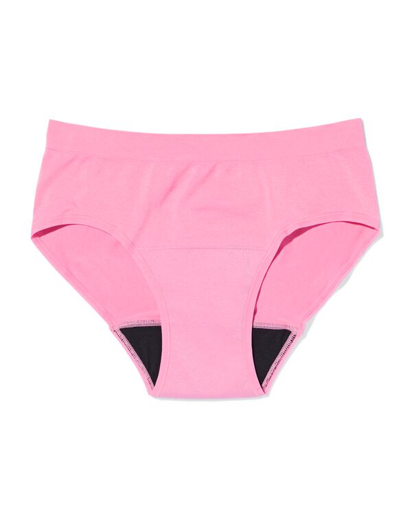 culotte hipster menstruelle sans coutures absorption l&eacute;g&egrave;re rose - 19602605PINK - HEMA