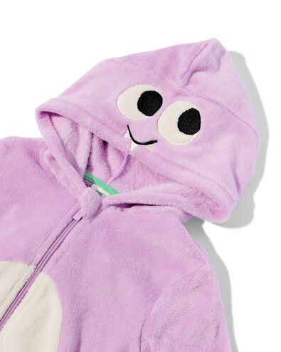onesie avec visage pour enfant lilas - 23030640LILAC - HEMA