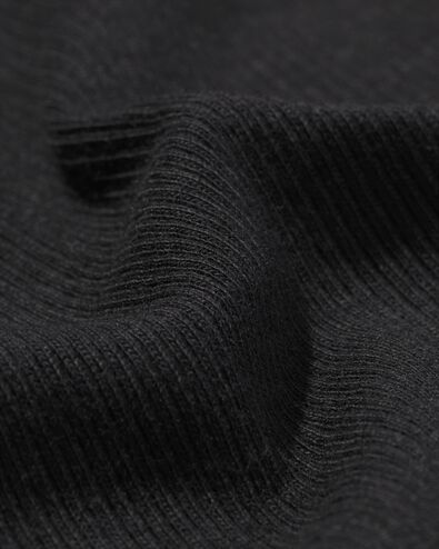Damentop Clara gerippt schwarz schwarz - 36364470BLACK - HEMA