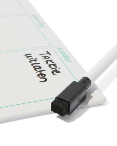 magnetisch whiteboard 30x60 weekplanner - 14870041 - HEMA