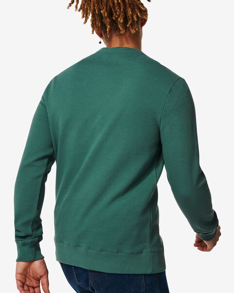 Herren-Sweatshirt grün - 1000029207 - HEMA