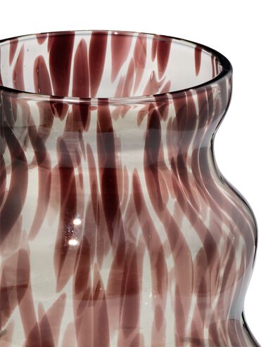 Vase ⌀ 16 x 24 cm Glas organisch, Camouflage - 13326041 - HEMA