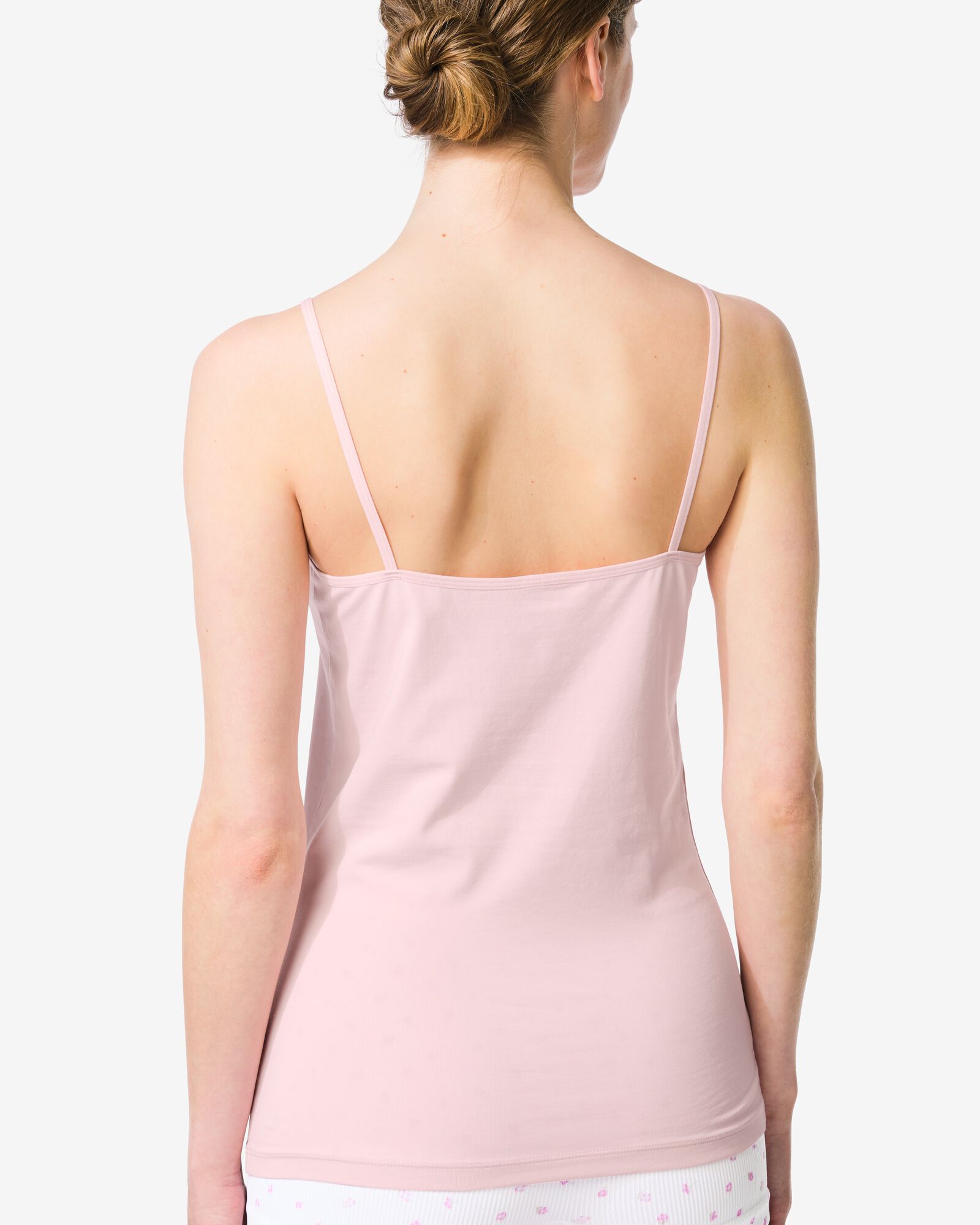 dameshemd katoen spaghettibandjes lichtroze lichtroze - 19602365LIGHTPINK - HEMA