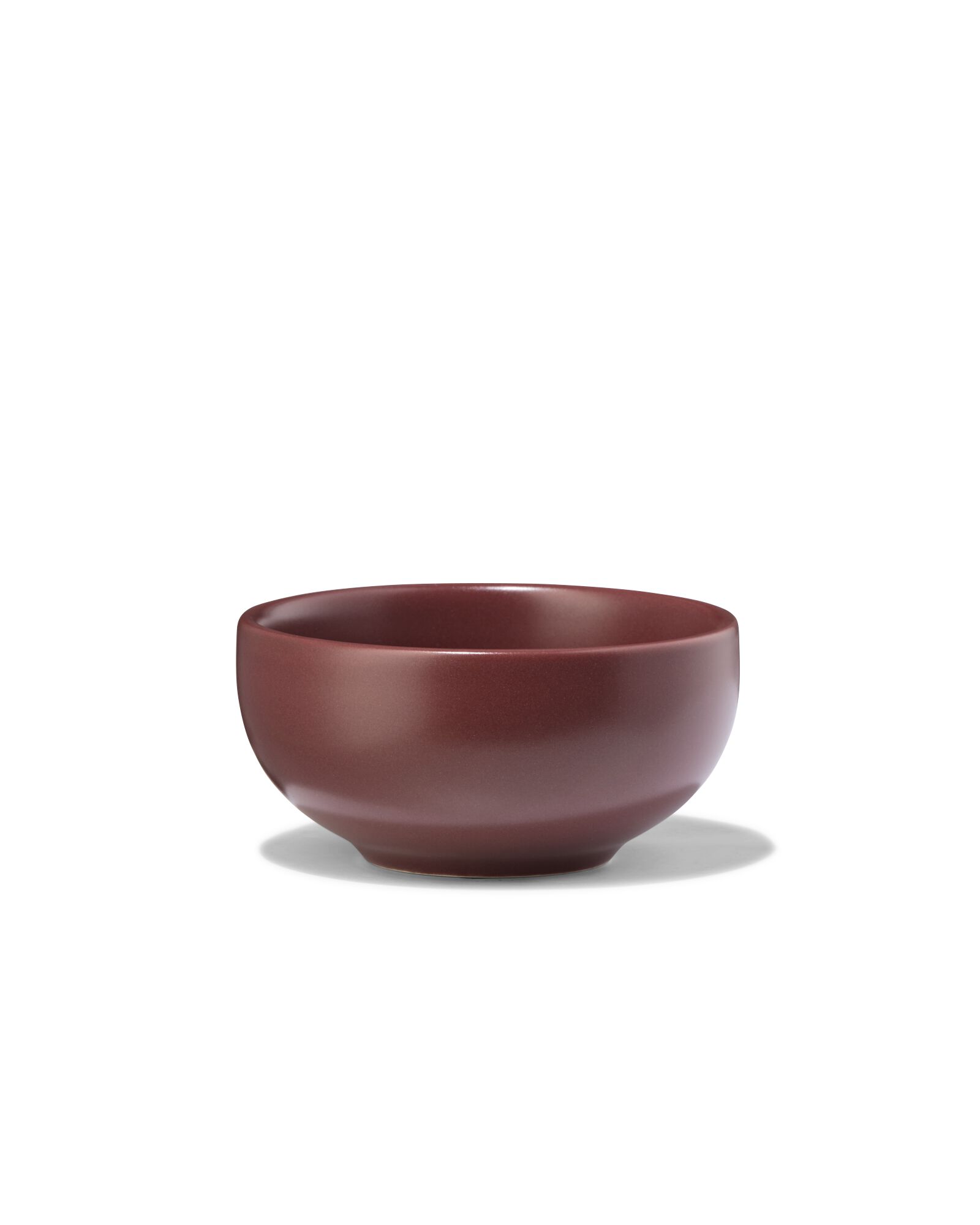 bol ⌀7,5cm fa&iuml;ence bordeaux mat - 9650381 - HEMA