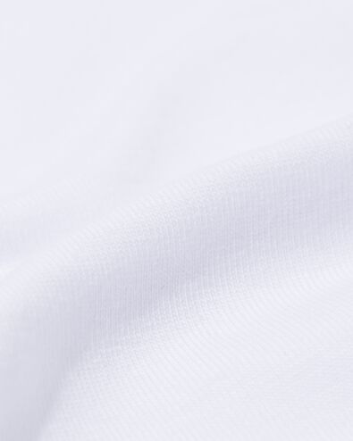 2 slips femme taille haute coton stretch blanc L - 19670927 - HEMA