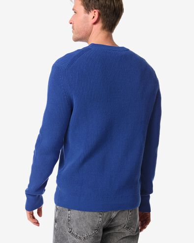 pull homme Kas  bleu vif bleu vif - 2170240BRIGHTBLUE - HEMA