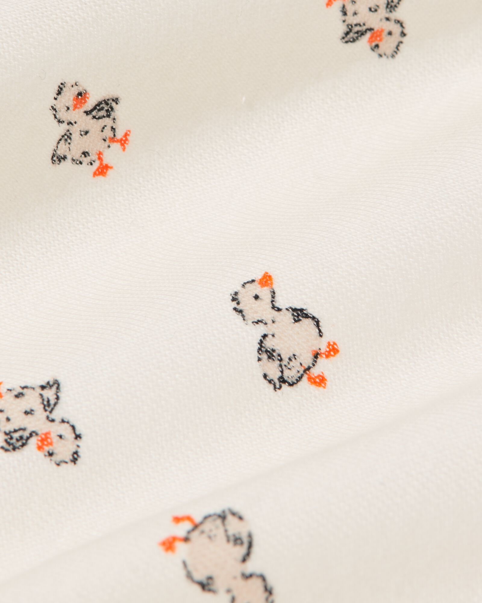 housse coussin &agrave; langer coton 50x70 canards - 33303130 - HEMA