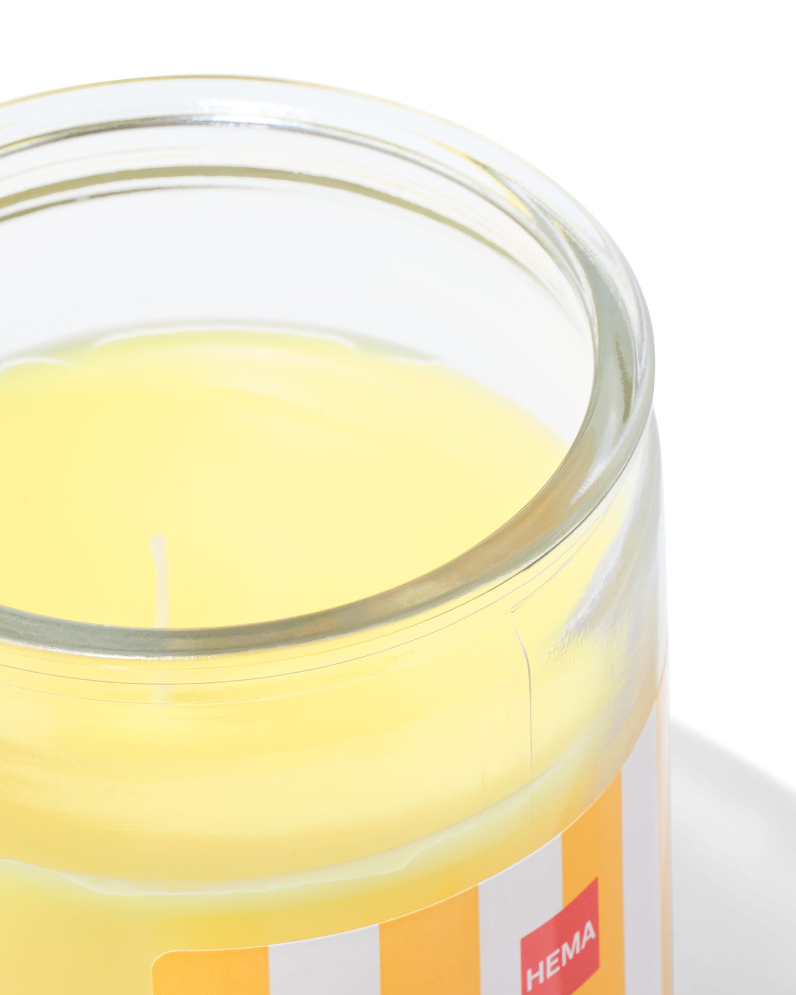 bougie parfum&eacute;e citronnelle dans un verre &Oslash;6.5x8 - 13502928 - HEMA
