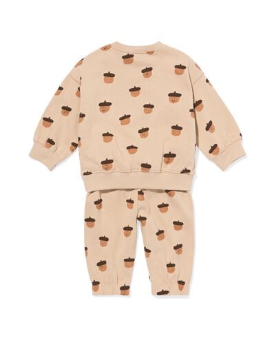 lot de vêtements pour bébé grenouilles glands marron clair marron clair - 33168270LIGHTBROWN - HEMA