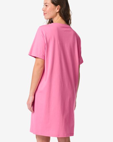 chemise de nuit femme jersey bonne nuit rose rose - 23401245PINK - HEMA