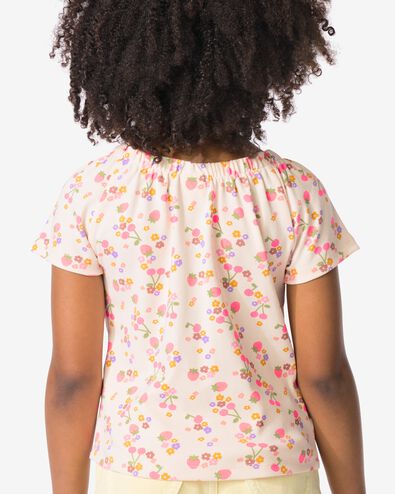t-shirt enfant jersey fraises &eacute;cru &eacute;cru - 30824108ECRU - HEMA