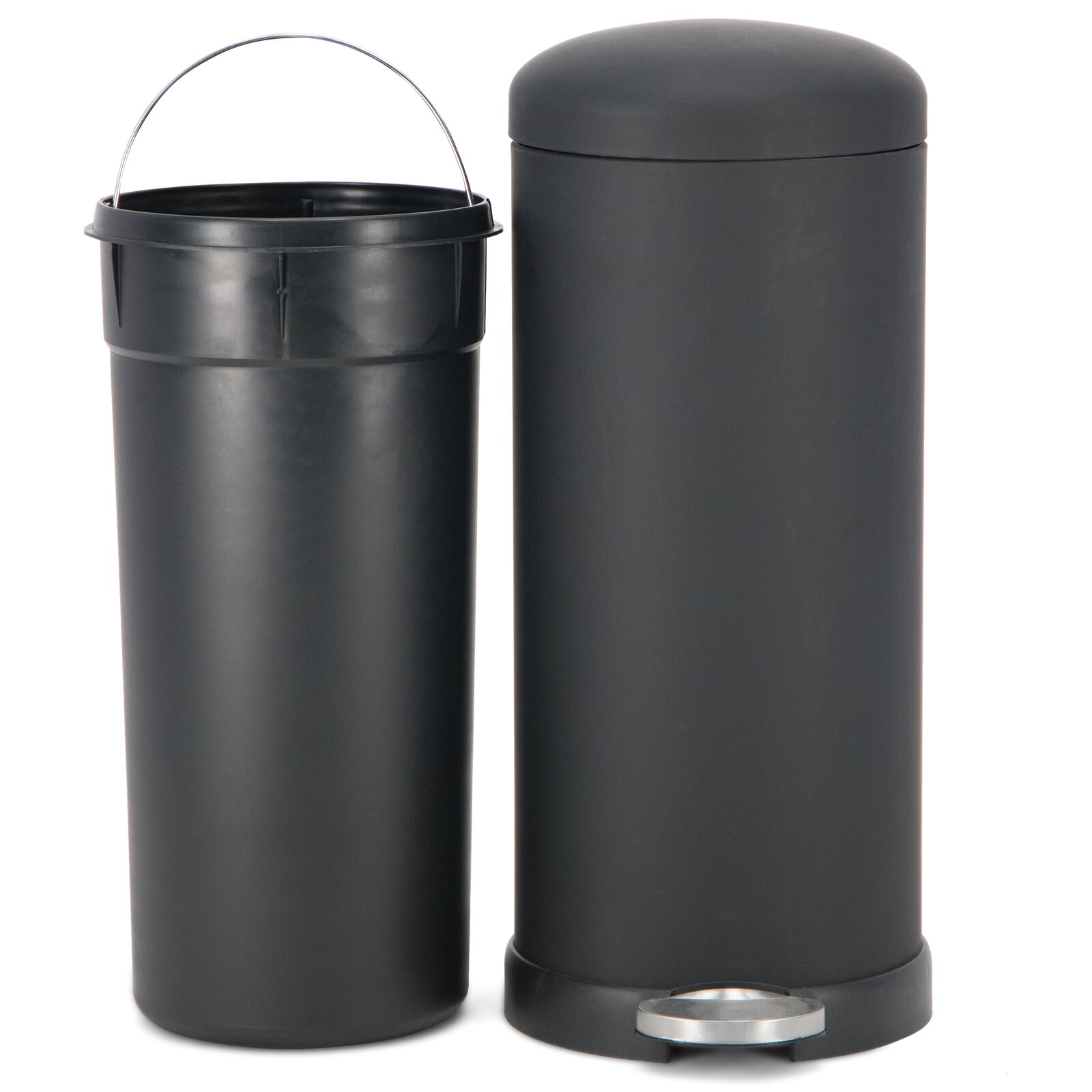 poubelle 30 L noire - 20500042 - HEMA