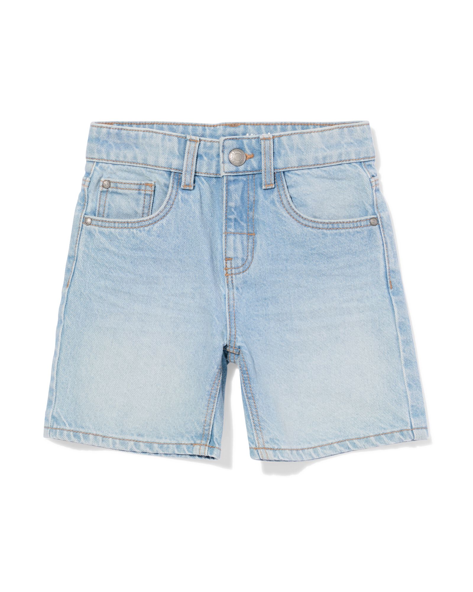 short enfant coupe droite bleu clair bleu clair - 30720304LIGHTBLUE - HEMA