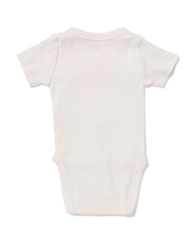 body crois&eacute; &eacute;volutif nouveau-n&eacute; c&ocirc;tel&eacute; blanc cass&eacute; blanc cass&eacute; - 33450520OFFWHITE - HEMA