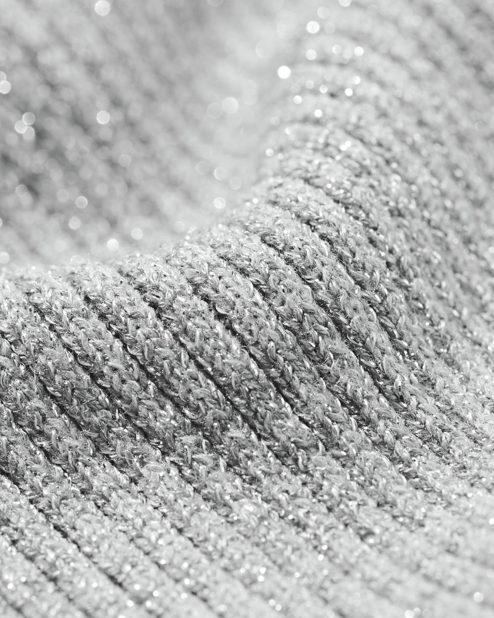 kindertrui glitter zilver zilver - 30832847SILVER - HEMA