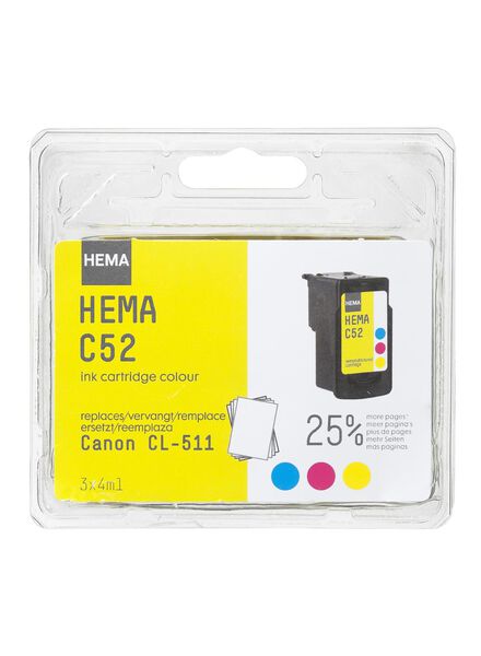 C52 vervangt Canon CL-511 - 38399201 - HEMA