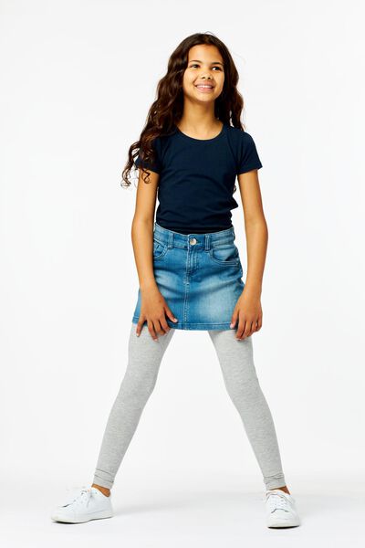 HEMA Kinder Jeansrock Jeansfarben  - Onlineshop Hema