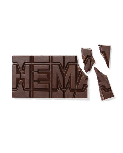 barre de chocolat noir caramel sal&eacute; noix de coco 180g - 10350053 - HEMA