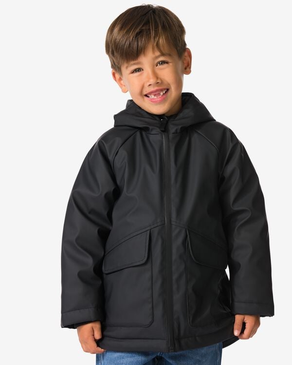 kinderjas zwart zwart - 30704139BLACK - HEMA