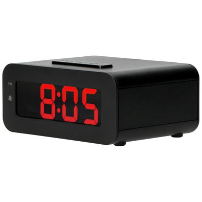wekker digitaal LED met snoer - 13780022 - HEMA