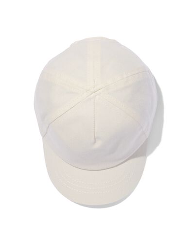 Baby-Schirmm&uuml;tze, wollwei&szlig; elfenbeinfarben elfenbeinfarben - 1000030701 - HEMA